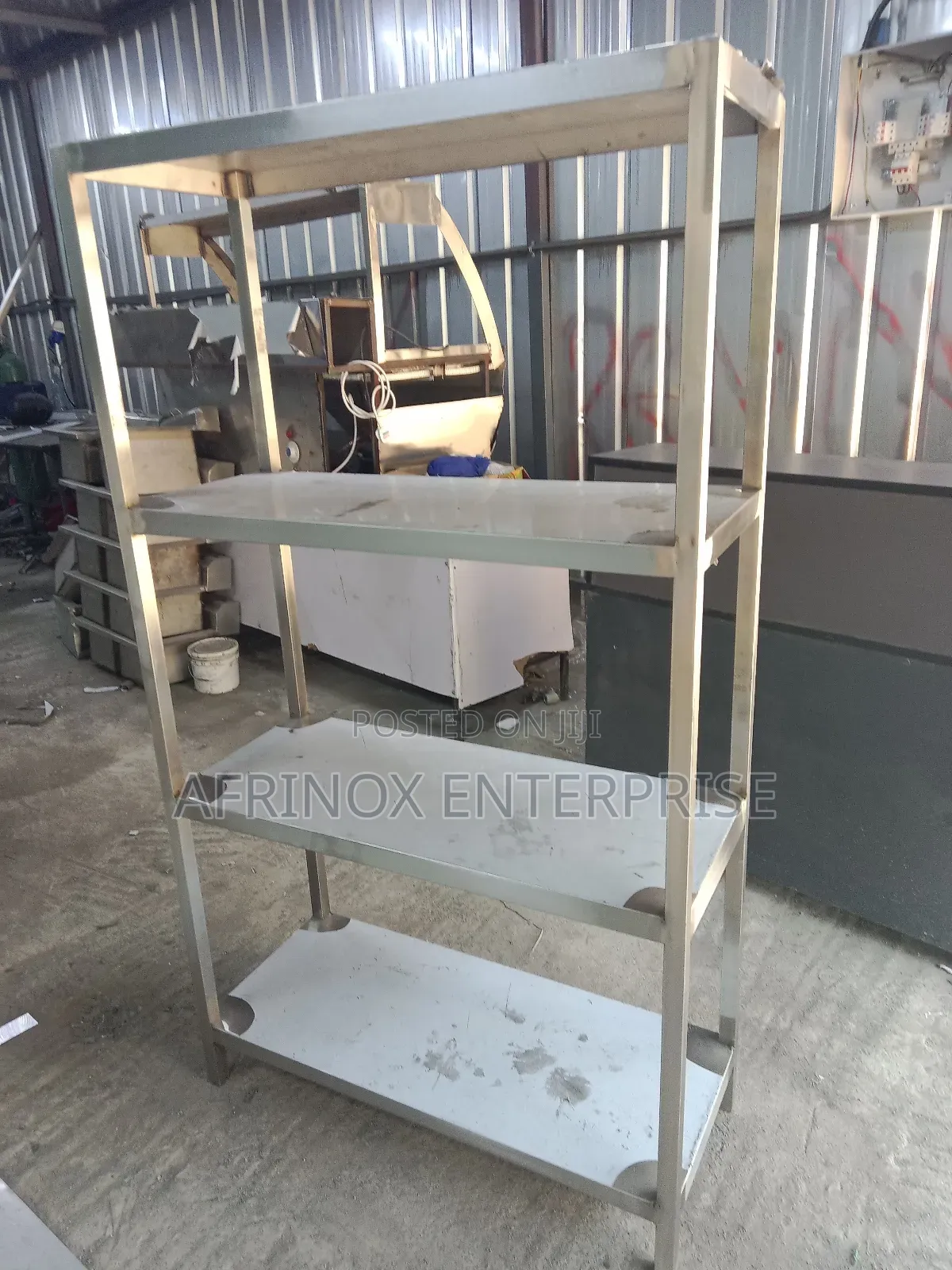 Stainless Steel Storage Rack, 4 Tier Rack