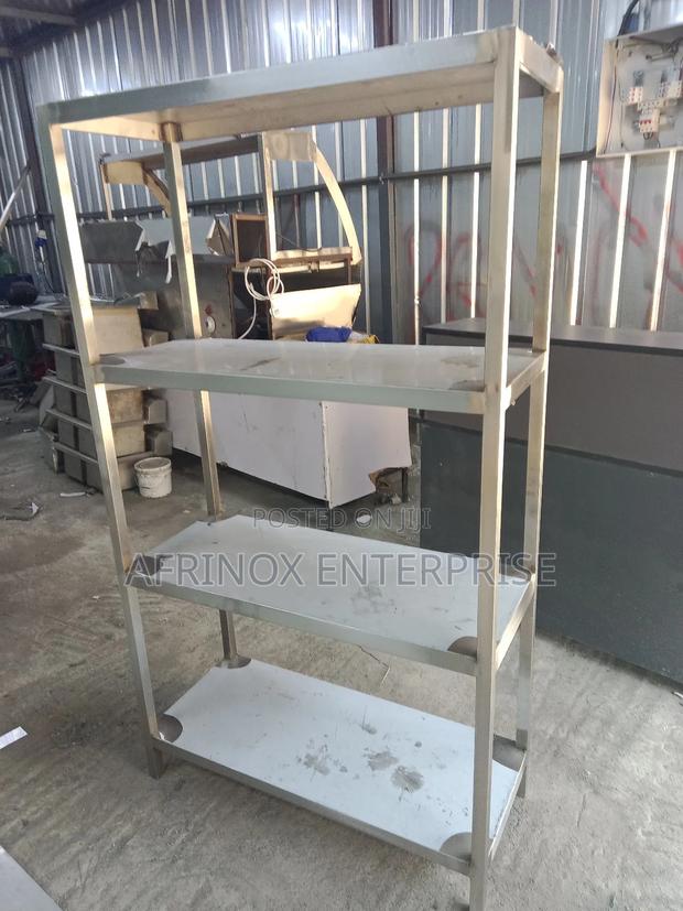 Stainless Steel Storage Rack, 4 Tier Rack - thumbnail 3