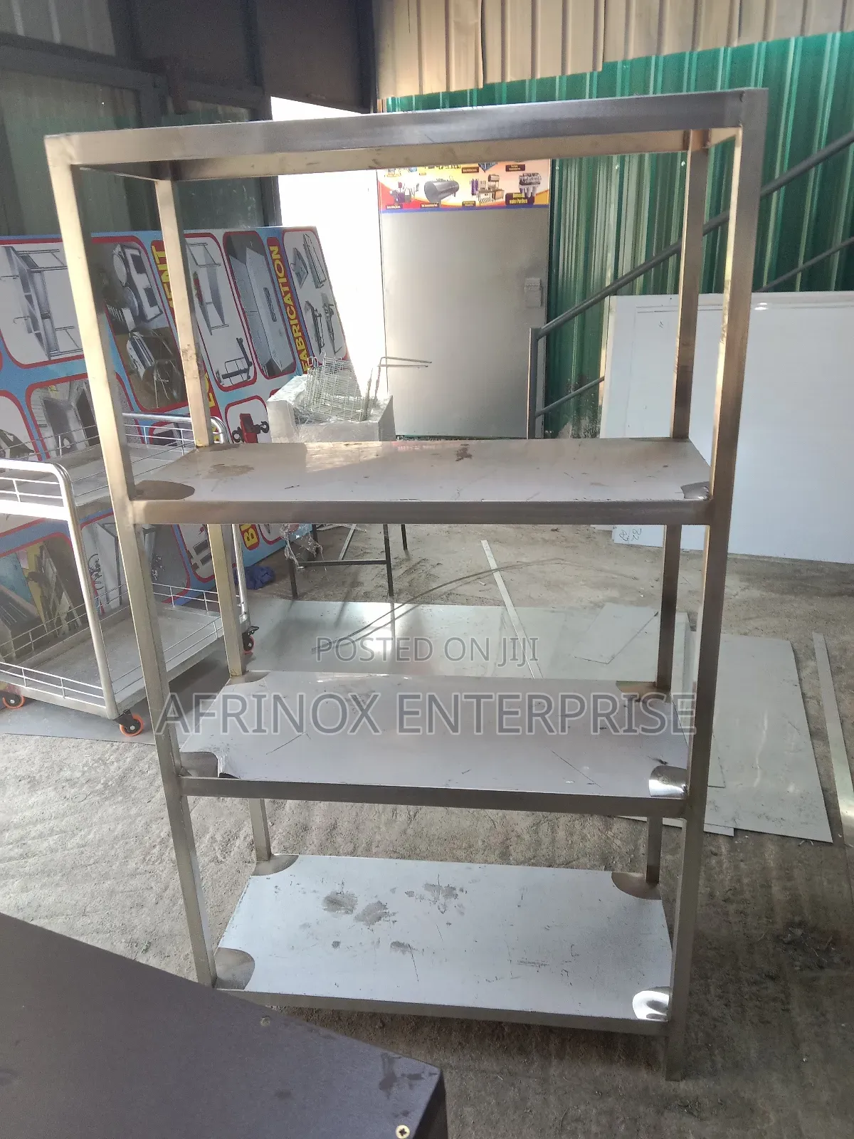 Stainless Steel Storage Rack, 4 Tier Rack