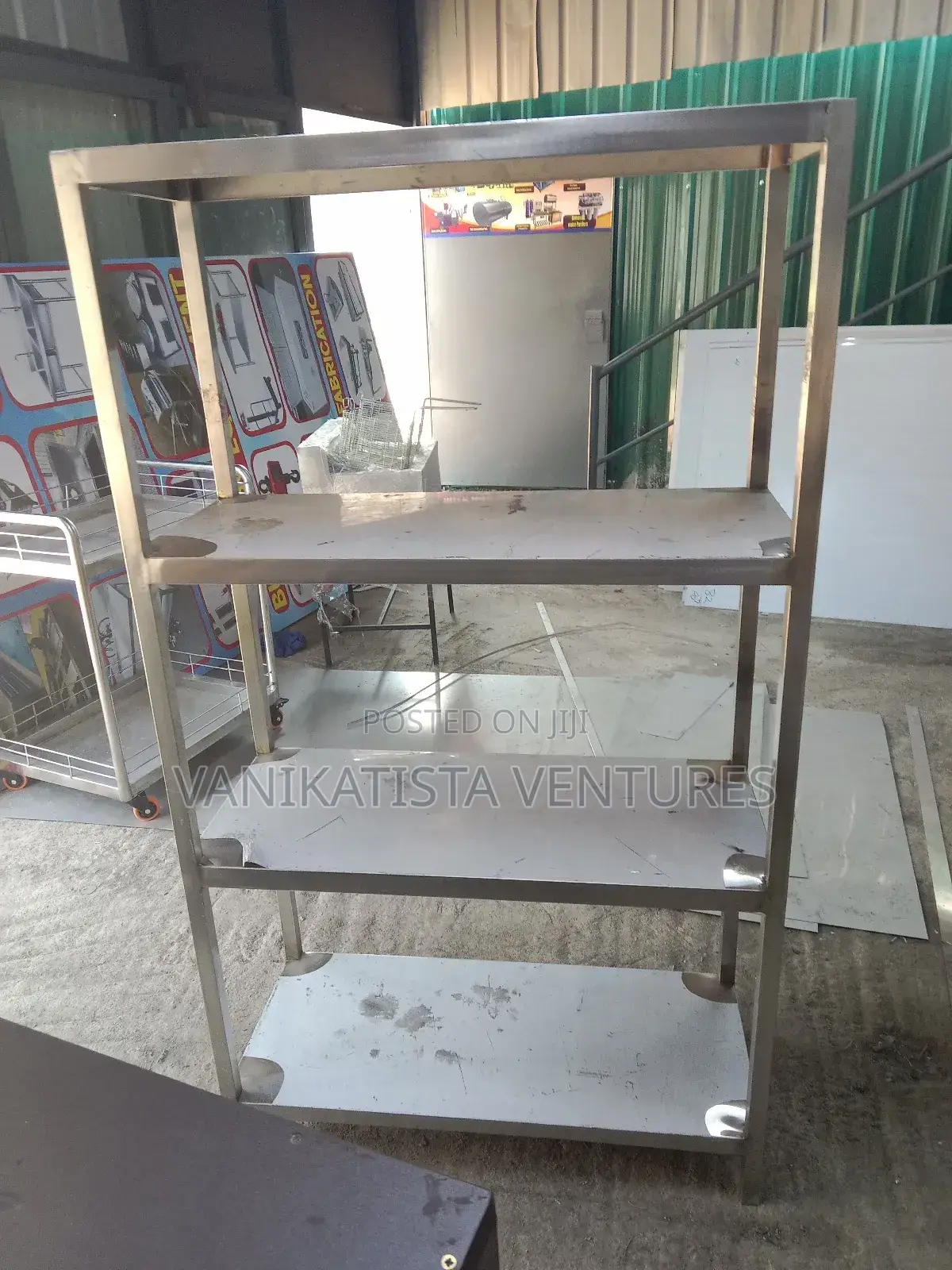 Stainless Steel Storage Rack, 4 Tier Rack