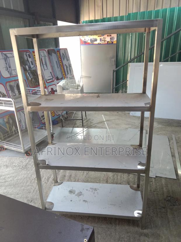 Stainless Steel Storage Rack, 4 Tier Rack - thumbnail 4