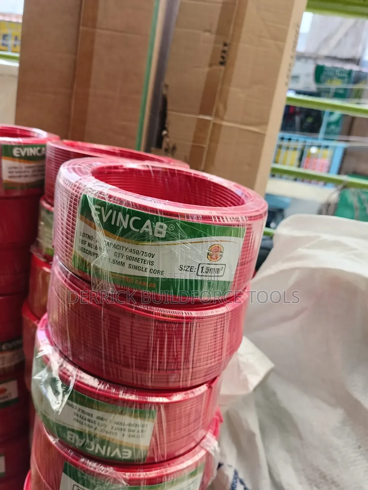 Evincab 1.5mm Single Core Cable