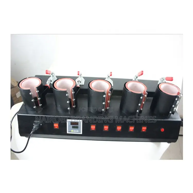 High Efficiency 5-Station Mug Sublimation Machine Mug Heat Press