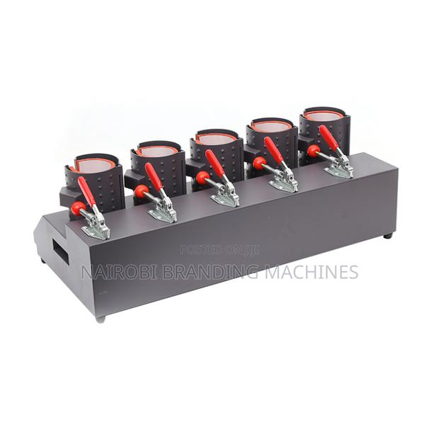 Five Station Heat Transfer Cup Printing Machine Ceramic Color Changing