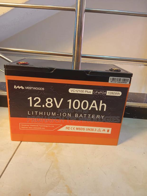 Vestwood 100ah Lithium Battery - main view