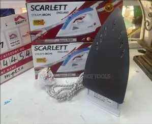 Scarlet Steam Iron Box
