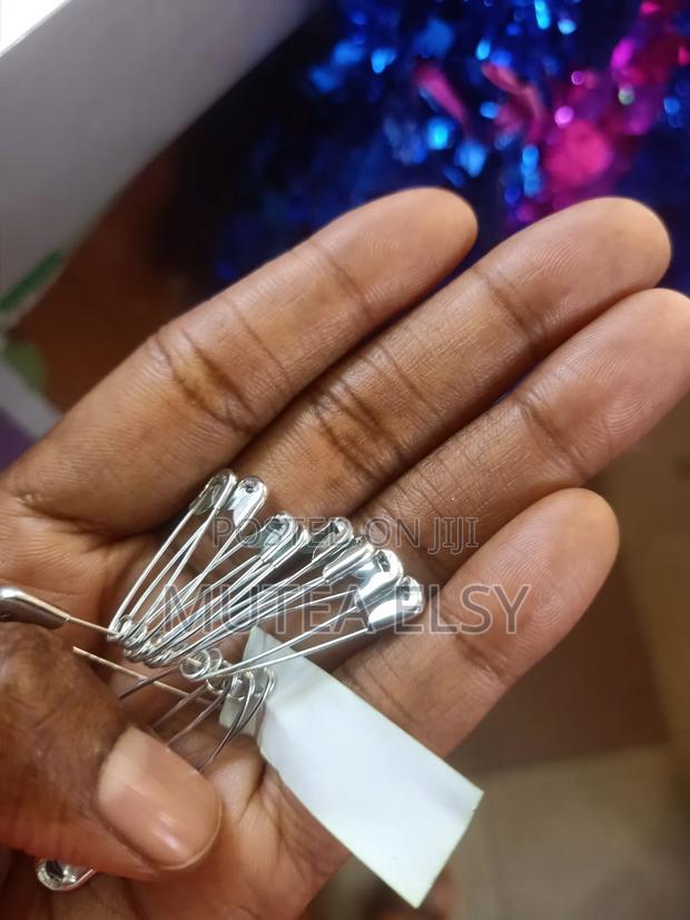 Gold Silver Safety Pins - main view