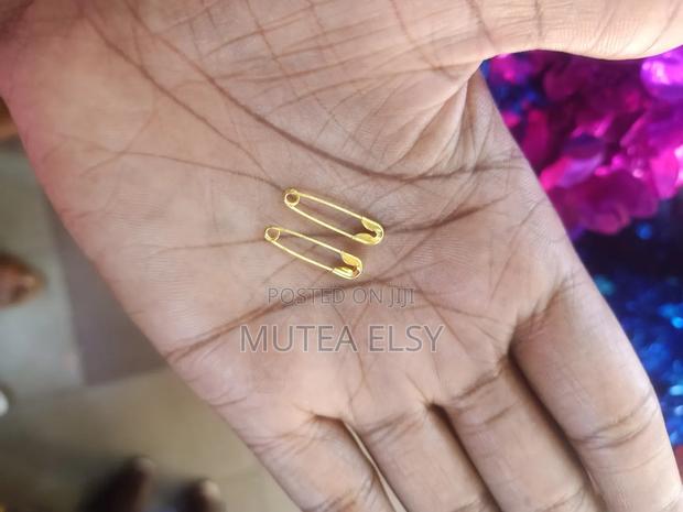 Gold Silver Safety Pins - thumbnail 3