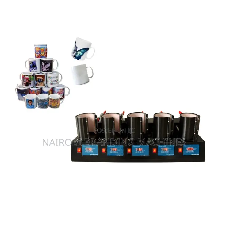 5 Station Mug Press Machine - Classic Good Quality Prints