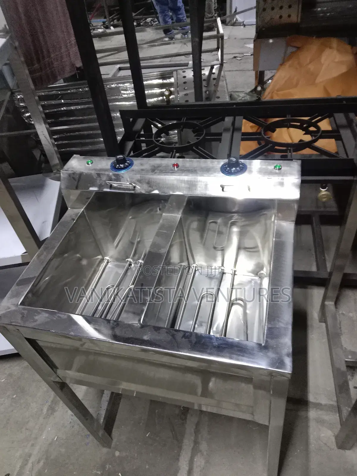 38 Litres Commercial Double Tank Deep Fryer Electric