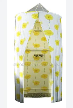 Portable Round Waterproof Shower Cubicle - thumbnail 2