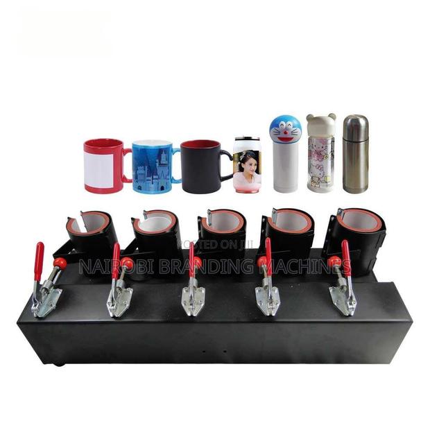 5 Controllers Mug Press Machine 5in1 Individual Digital Mug Heat Press