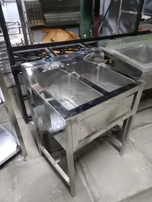 Commercial Double Tank Deep Fryer, 38 Litres Capacity
