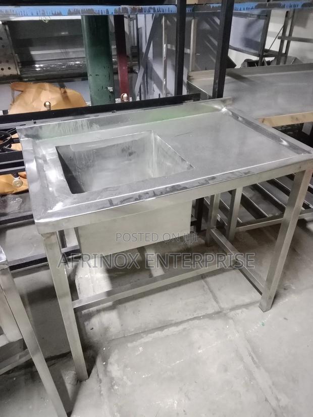 Stainless Steel Single Bowl Washing Sink - main view