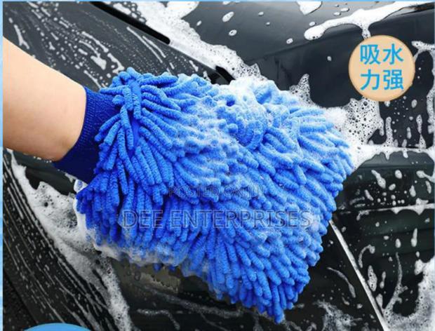 Car Wash Cleaning Gloves Super Microfiber Towel Chenille - main view