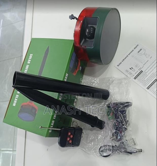 New Built-in Pir Motion Sensor Solar Alarm With Human Detection