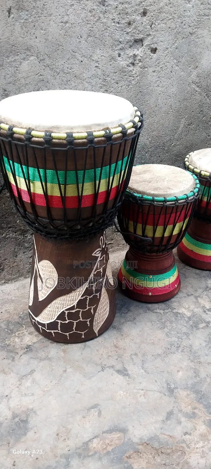 Professional African Djembe Drums for Sale