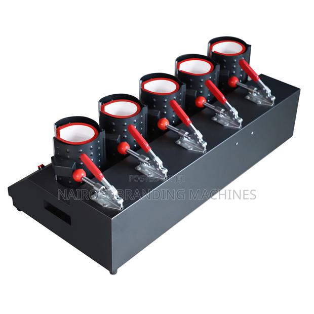 5 Stations Low Price Mug Heat Press Machine