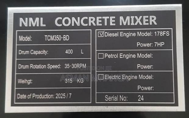 Concrete Mixer 500l - thumbnail 2