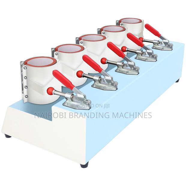 5 in 1 Custom Coffee Mug Sublimation Heat Printing Press Machine