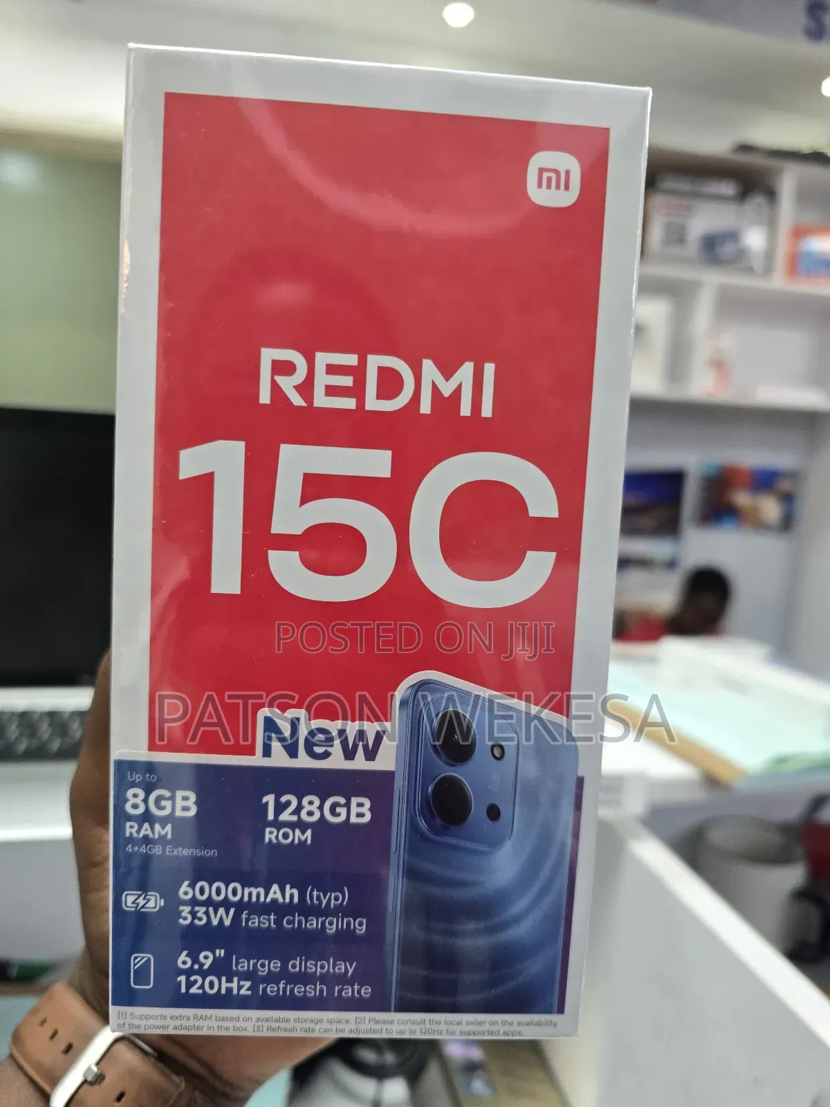 New Xiaomi Redmi 15C 4G 128 GB Blue