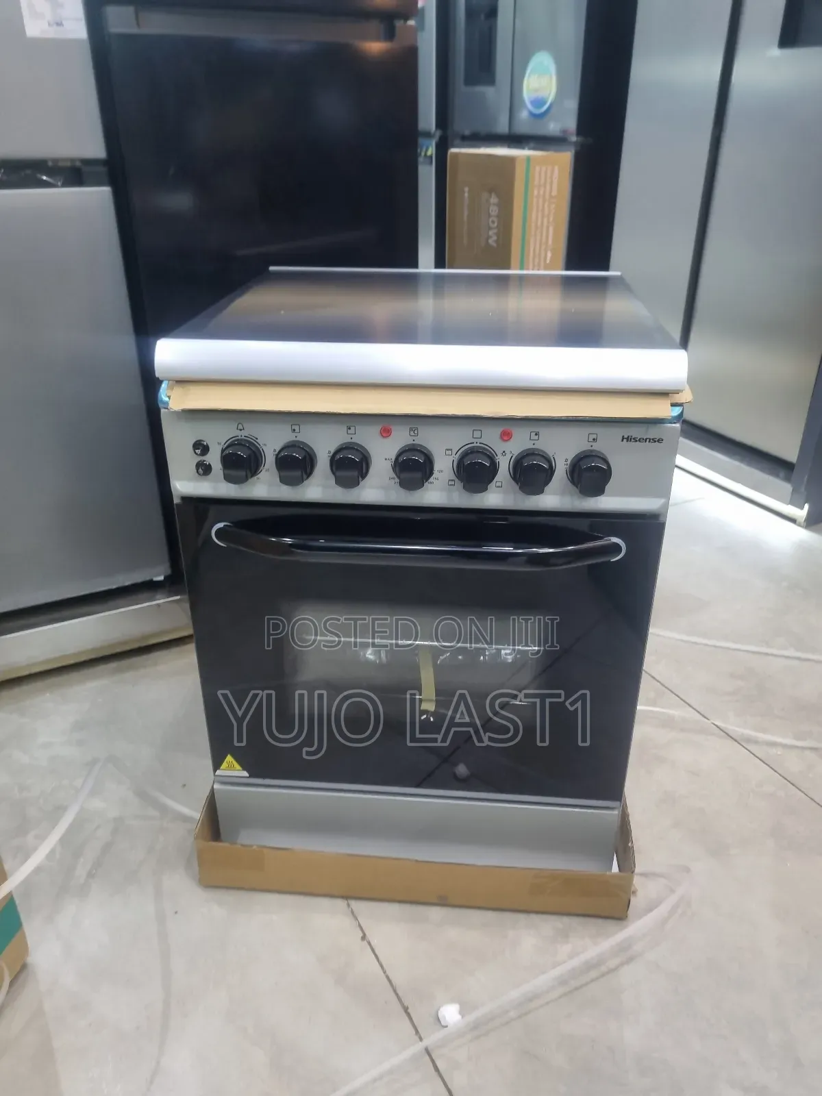 Hisense Hf631gees 60cm by 60cm Platform 3 Burners Gas Electric