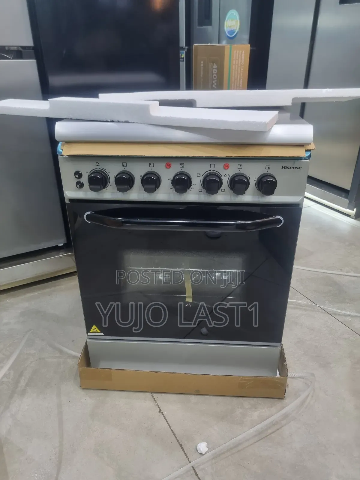 Hisense Hf631gees 60cm by 60cm Platform 3 Burners Gas Electric