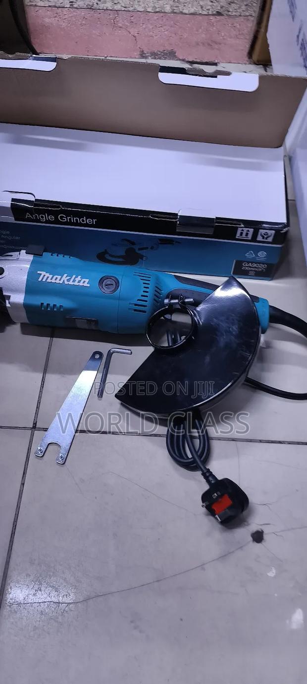 Powerful Electric 9" Makita Angle Grinder - thumbnail 2