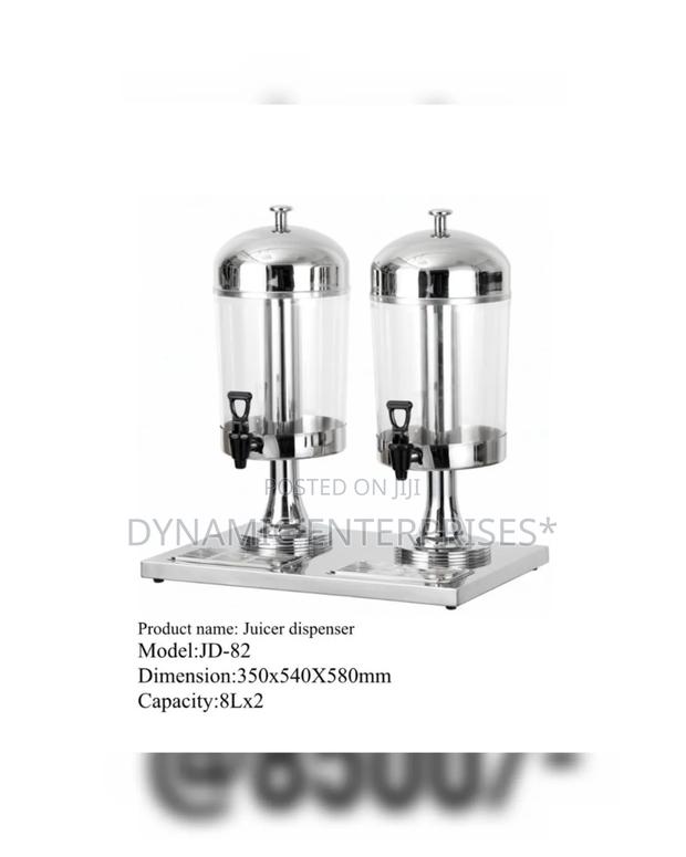 Commercial Double Juice Dispenser. - main view