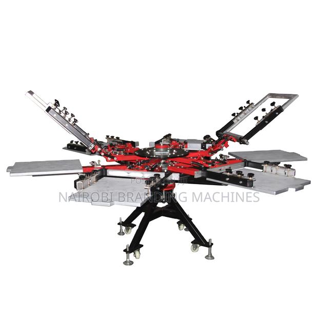 6 Color 6 Stations Manual Screen Printer for Clothes/T-Shirt/Textiles - main view