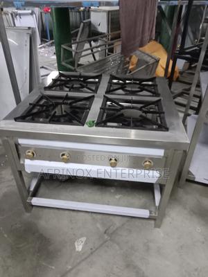 4 Burner Commercial Gas Cooker - thumbnail 2