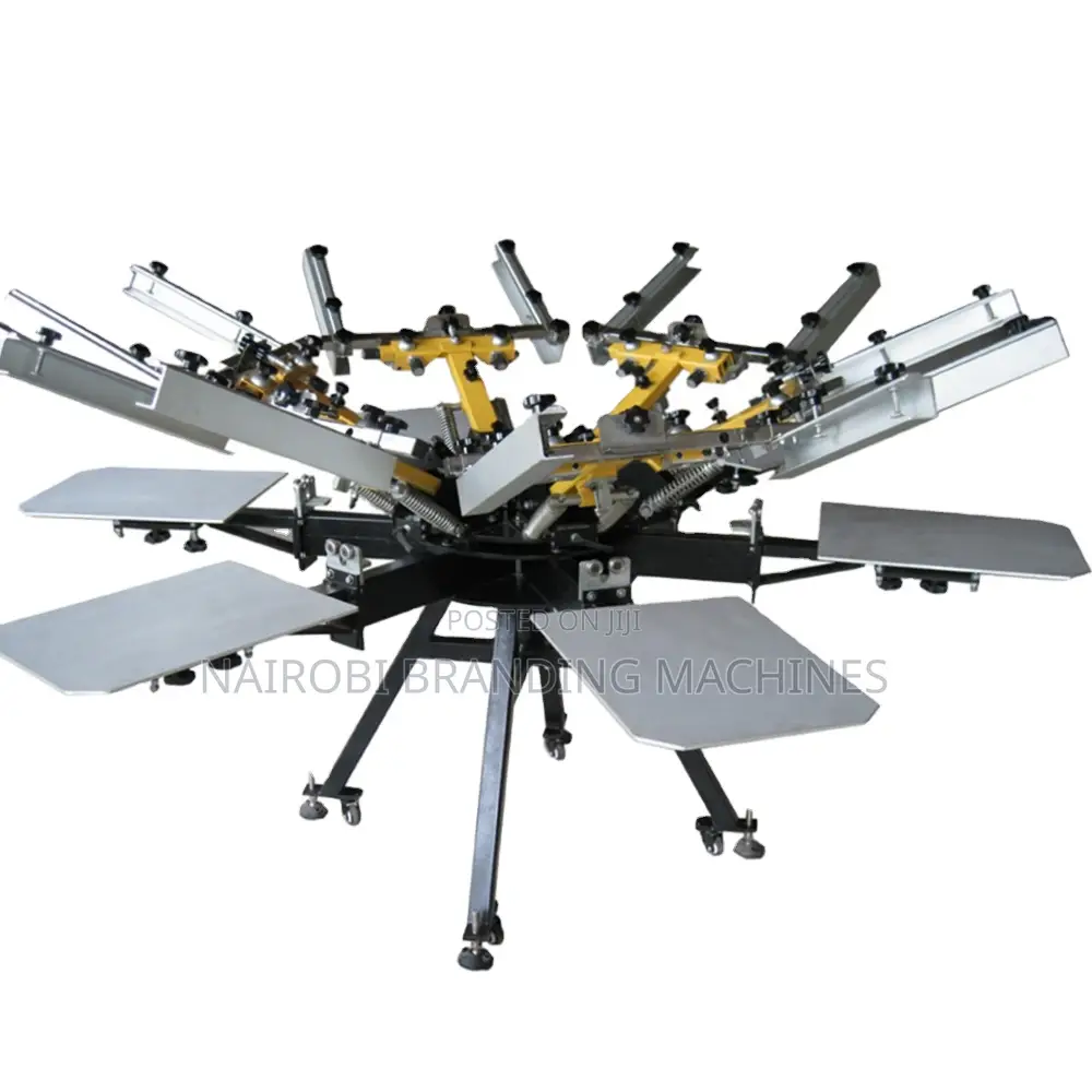 Cheap Price High Precision 6 Color 6 Station Manual Screen Printer
