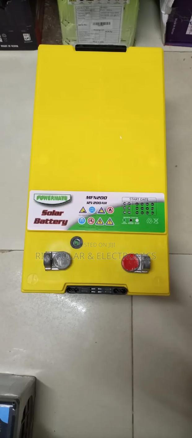 200ah - 12v Powermate Heavy Duty Maintenance Free Solar Battery - thumbnail 2