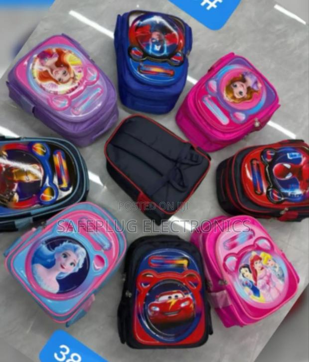 Cartoon School Bag for Kids - Waterproof Lightweight W/ 5