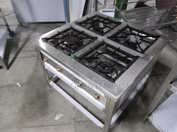 Premium 4 Burner Gas Cooker – Commercial Build - thumbnail 3