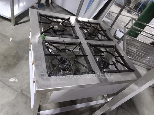 Premium 4 Burner Gas Cooker – Commercial Build - thumbnail 4