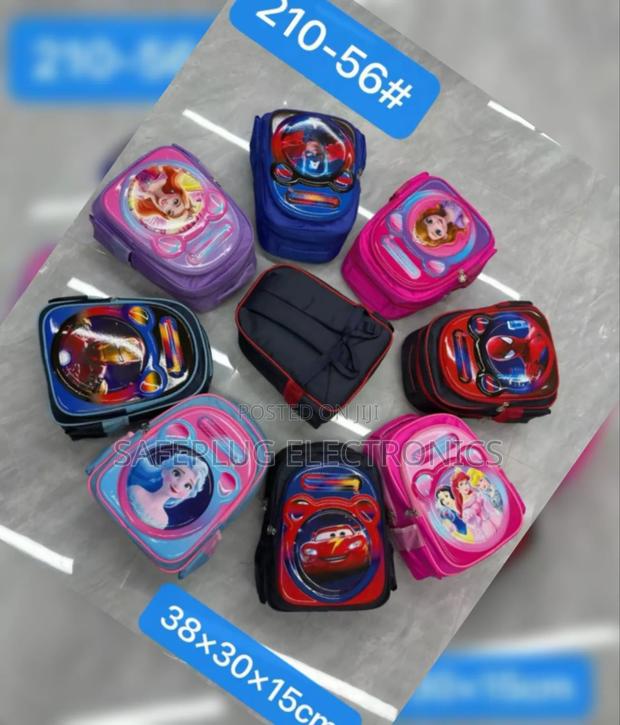 School Bags )Waterproof Backpack - 6 Pockets, - thumbnail 4