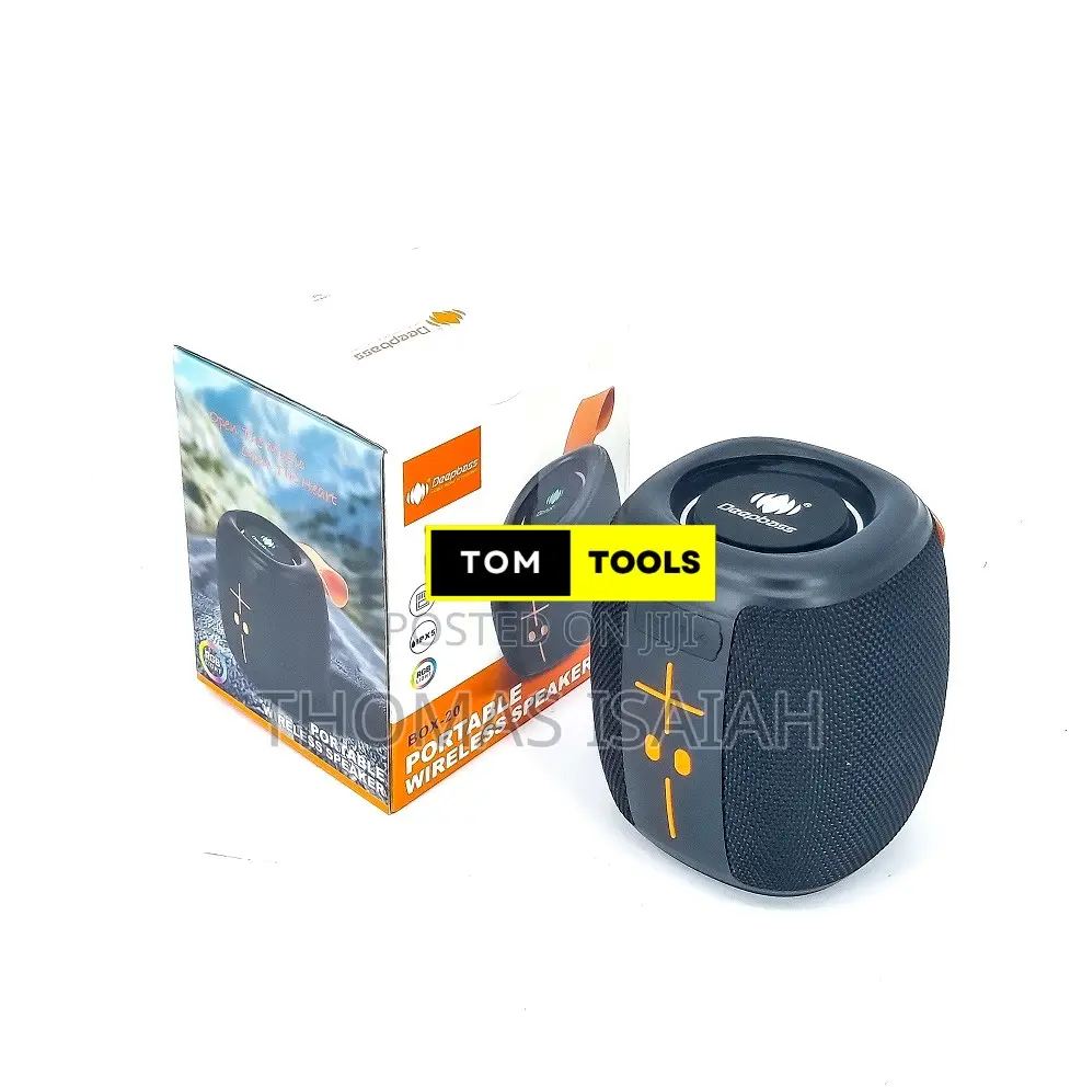 Deepbass Box 20 Waterproof Portable Bt Speaker
