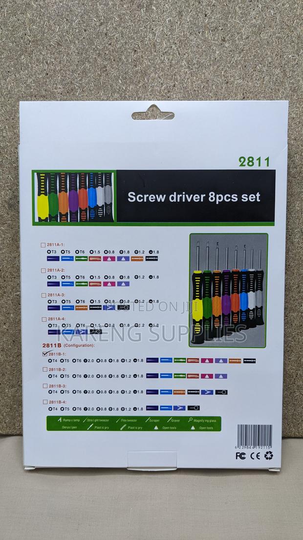 2811 Screw Driver 8pcs Set - thumbnail 2