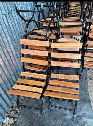 Wooden Metallic Garden Outdoor Chair