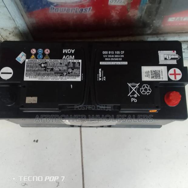 Varta Din 105 Agm Battery - thumbnail 2