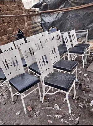 Metallic Upholstered Restaurants Chairs