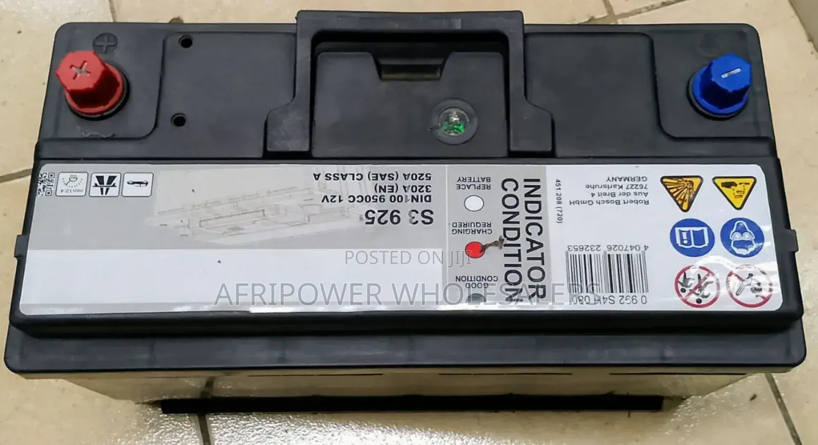 Bosch Din 100 Car Battery