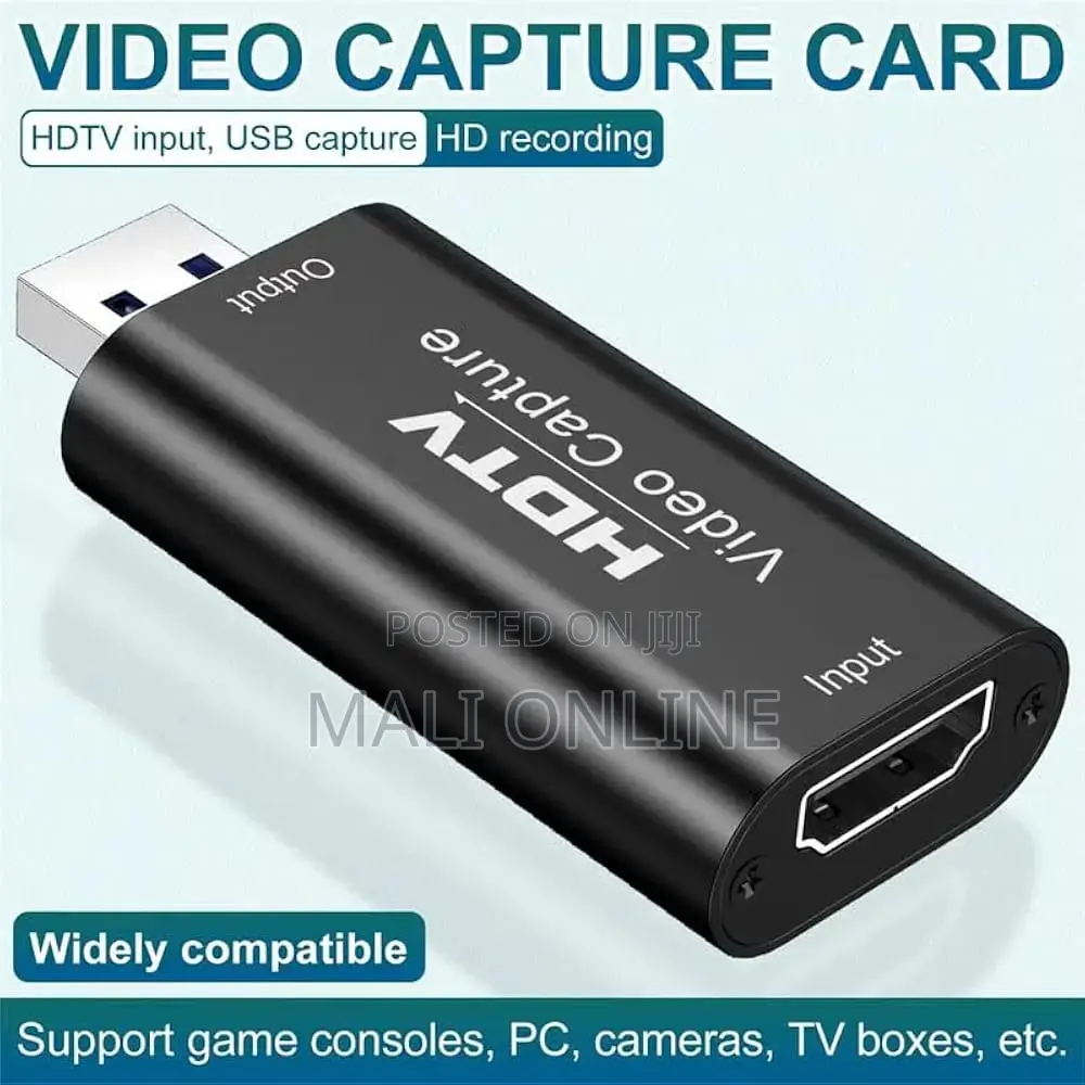 Hdmi to Usb 2.0 Video Capture Card Input 1080p Output Game Capture