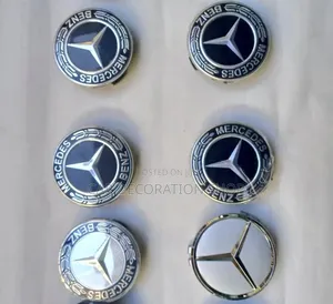 Different Colors Mercedes Replacement Centre Rim Caps 4pc Set