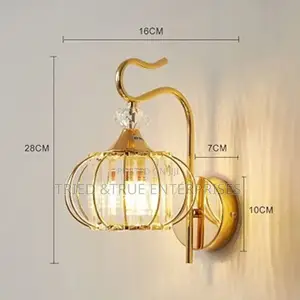 Modern Elegant Gold Iron Sconce Wall Bracket Light Gcx3