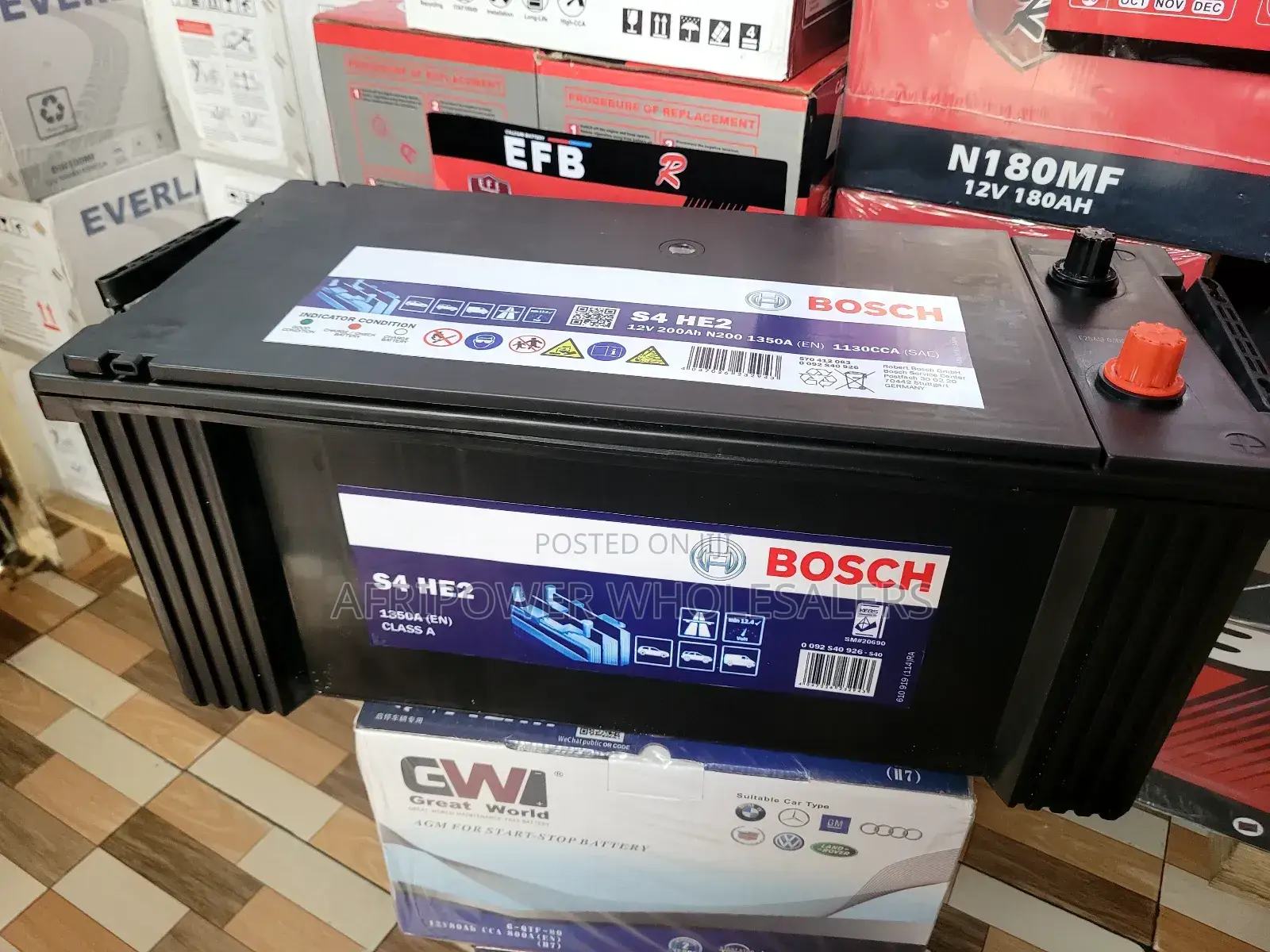 Bosch N200 / 200ah Battery
