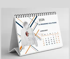 Branded Spring Desktop Calendar