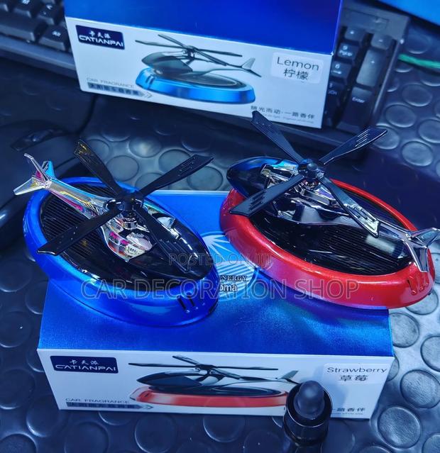 Blue or Red Different Flavors Helicopter Air Solar Freshener