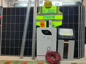 5.12kwh Lithium - 5.5kva Mppt Inverter - 6(650w)Solar Panels Package